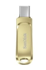 SanDisk Ultra Dual Drive Luxe 128GB Type-C USB 3.2 Flash Bellek Gold SDDDC4-128G-G46GD