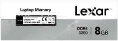 Lexar 8GB 3200Mhz DDR4 So-DIMM CL22 260 Pin 1.2V Ram Bellek LD4AS008G-B3200GSST