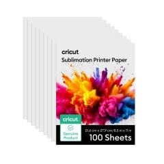Cricut 2012014 Sublimasyon Yazici Kagidi A4 100 Sayfa