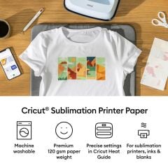 Cricut 2012014 Sublimasyon Yazici Kagidi A4 100 Sayfa