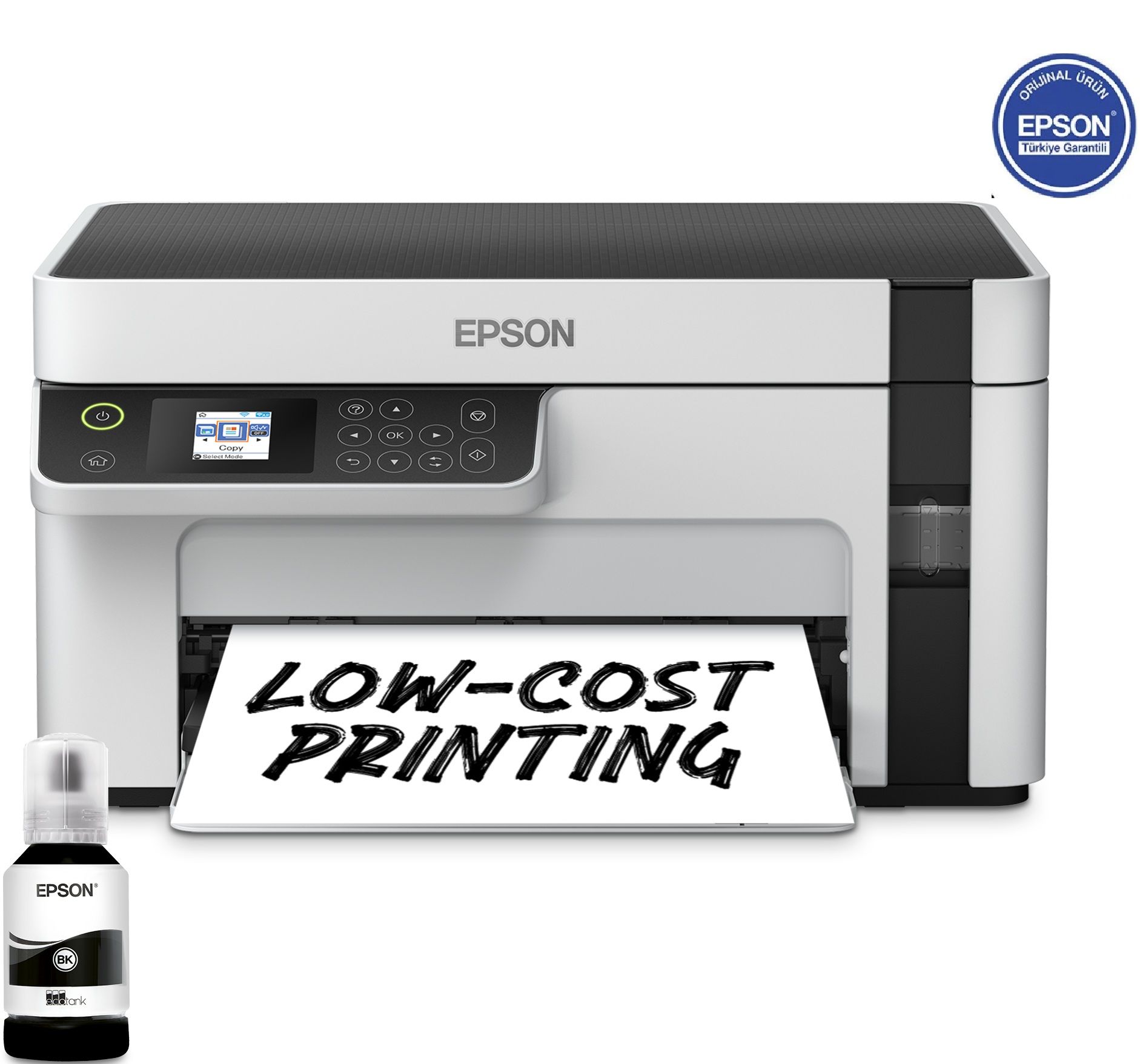 Epson EcoTank M2120 Wi-Fi + Tarayıcı + Fotokopi Mono Çok Fonksiyonlu Tanklı Yazıcı C11CJ18403