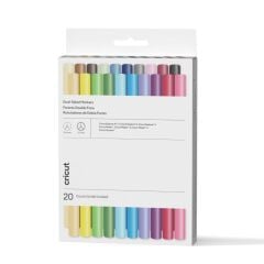Cricut 2011824 Explore Maker Çi·ft Uçlu (0.4 Mm-1.0mm) Marker Ultimate 20li· Paket