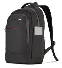 Classone BP-L400 15.6 inç Floransa WTXpro Su Geçirmez Kumaş Notebook Sırt Çantası Siyah