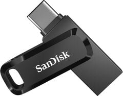 SanDisk Ultra Dual Drive Go 64GB SDDDC3-064G-G46 USB & Type-C Flash Bellek Siyah