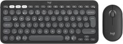 Logitech Pebble 2 Sessiz Kablosuz Türkçe Q Klavye ve Mouse Seti - Grafit 920-012245