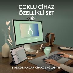 Logitech Pebble 2 Sessiz Kablosuz Türkçe Q Klavye ve Mouse Seti - Grafit 920-012245