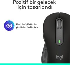 Logitech Signature M650 Küçük ve Orta Boy Sağ El Için Sessiz Kablosuz Mouse - Siyah 910-006253