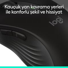 Logitech Signature M650 Küçük ve Orta Boy Sağ El Için Sessiz Kablosuz Mouse - Siyah 910-006253