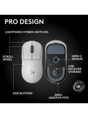 Logitech G PRO X Superlight 2 SE Lightspeed Şarjlı Kablosuz Oyuncu Mouse - Beyaz 910-007555