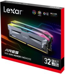 Lexar ARES 32GB (2x16GB) 6000Mhz DDR5 U-DIMM CL30 1.35V RGB Ram Bellek LD5BU016G-R6000GDLA
