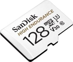 SanDisk High Endurance 128GB 100/40MB/s microSDXC C10 V30 Adaptörlü Hafıza Kartı SDSQQNR-128G-GN6IA