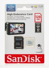 SanDisk High Endurance 128GB 100/40MB/s microSDXC C10 V30 Adaptörlü Hafıza Kartı SDSQQNR-128G-GN6IA
