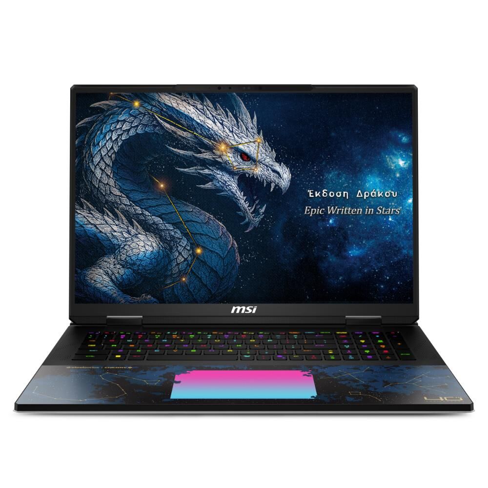 MSI TITAN 18 HX DRAGON EDITION DRACO EPIC A2WJ-1223TR ULTRA 9 96GB DDR5 4TB SSD 24GB RTX5090 18.0'' UHD+ MINILED 240Hz W11 NOTEBOOK