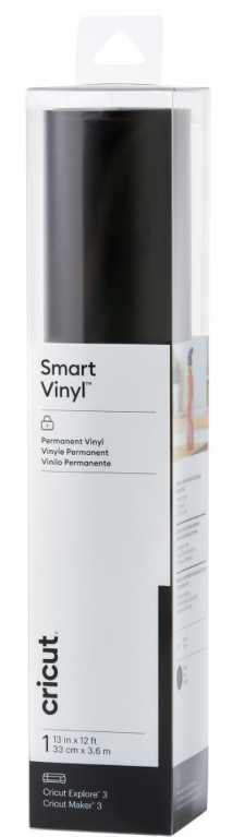 Cricut Smart Vinil Kalıcı 33X366cm 1 Sayfa Siyah 2009053