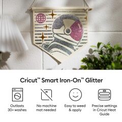 Cricut 2012552 Smart Iron On Si·mli· 33x90 Cm 1 Sayfa Safir