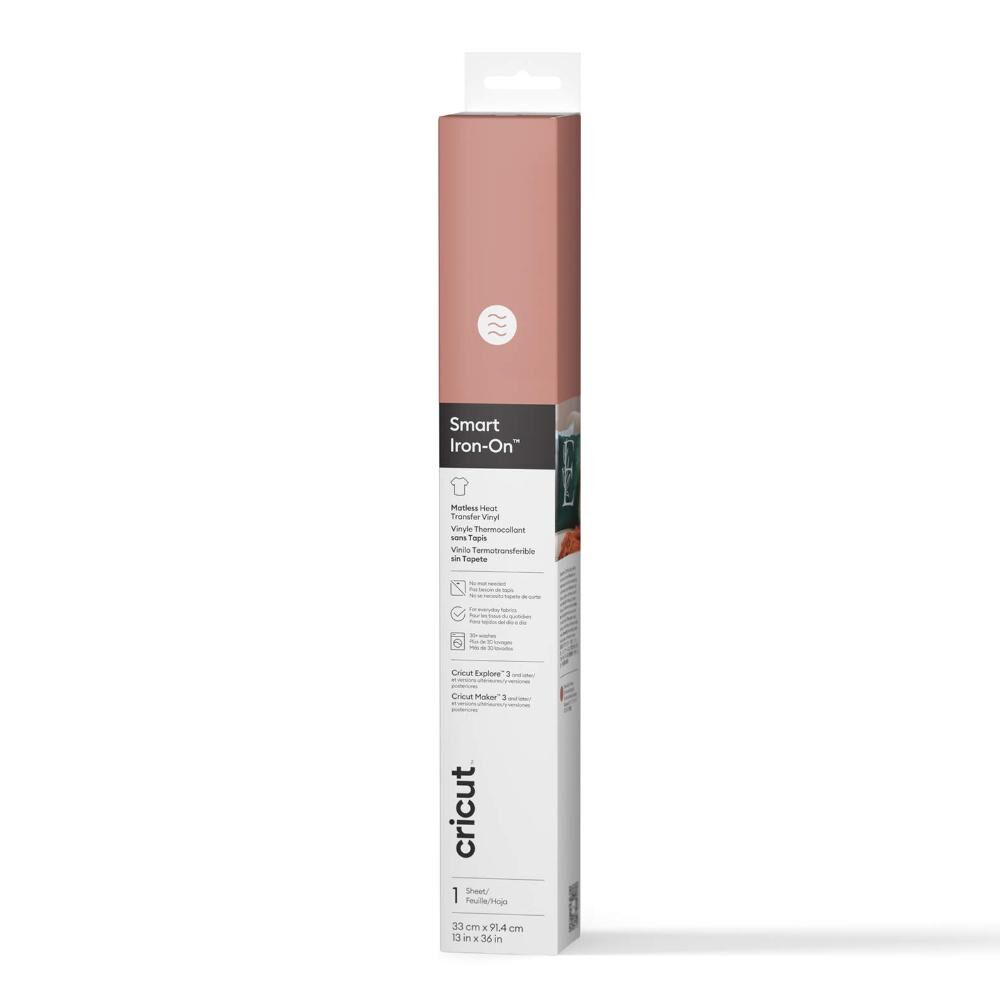 Cricut 2012556 Smart Iron On 33x90 Cm 1 Sayfa Rose Gold