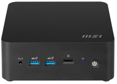 MSI CUBI NUC 1M-003EU CORE 3 100U 8GB DDR5 512GBB SSD W11PRO SIYAH MINI DT PC