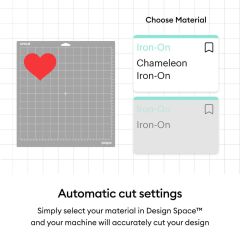 Cricut 2012827 Renk Değiştiren Iron-on 30 X 60 Cm Kırmızı Turuncu
