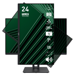 MSI PRO MP245PG 23.8'' FHD FLAT IPS 100HZ 1MS ADAPTIVE-SYNC PIVOT MONITOR