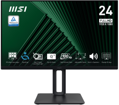 MSI PRO MP245PG 23.8'' FHD FLAT IPS 100HZ 1MS ADAPTIVE-SYNC PIVOT MONITOR