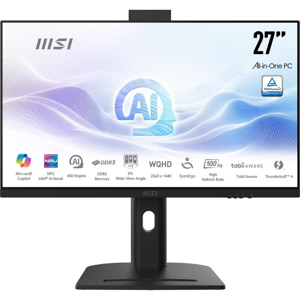 MSI MODERN AM273QP AI 1UMG-416XEU 32GB DDR5 1TB SSD 27 WQHD 16:9 ULTRA 7 155H  FDOS SIYAH