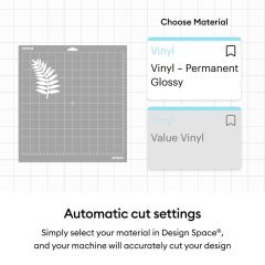 Cricut 2013205 Kalici Vinil 30x120cm Tereyağ Sarısı