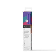 Cricut 2011367 Joy Xtra Smart Vinil Kalici 24.1x30.5cm 3 Sayfa Aqua Parti Pembe Mor