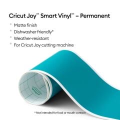 Cricut 2011705 Joy Smart Vinil Kalici Mat 13.9x121.9cm Aqua