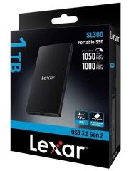 Lexar SL300 1TB 1050MB/sn Taşınabilir SSD LSL300001T-RNBNG