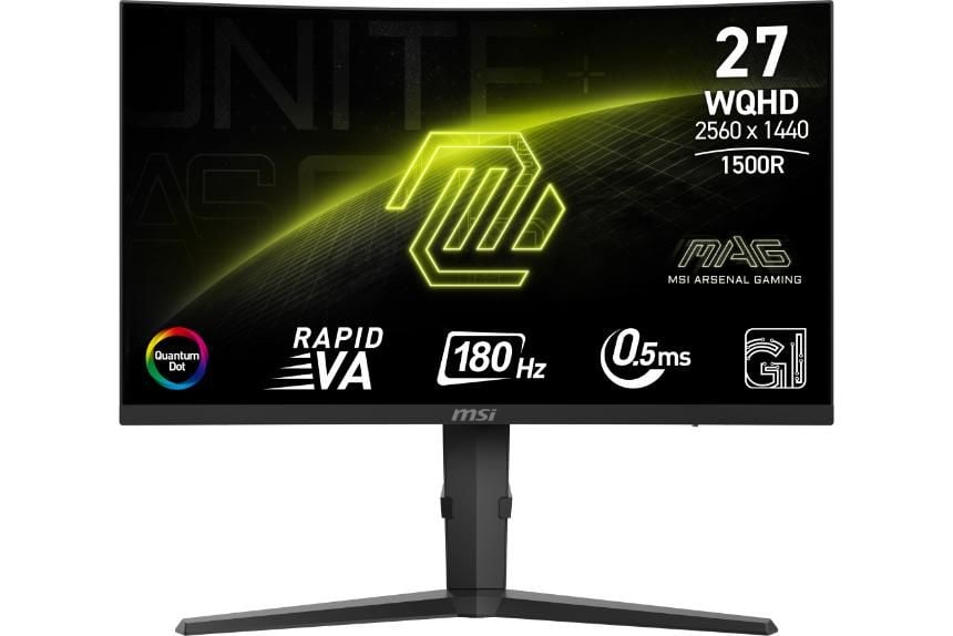 MSI MAG 275CQRF QD E2 27'' WQHD CURVE RAPID VA 180HZ 0.5MS GTG FREESYNC SIYAH GAMING MONITOR