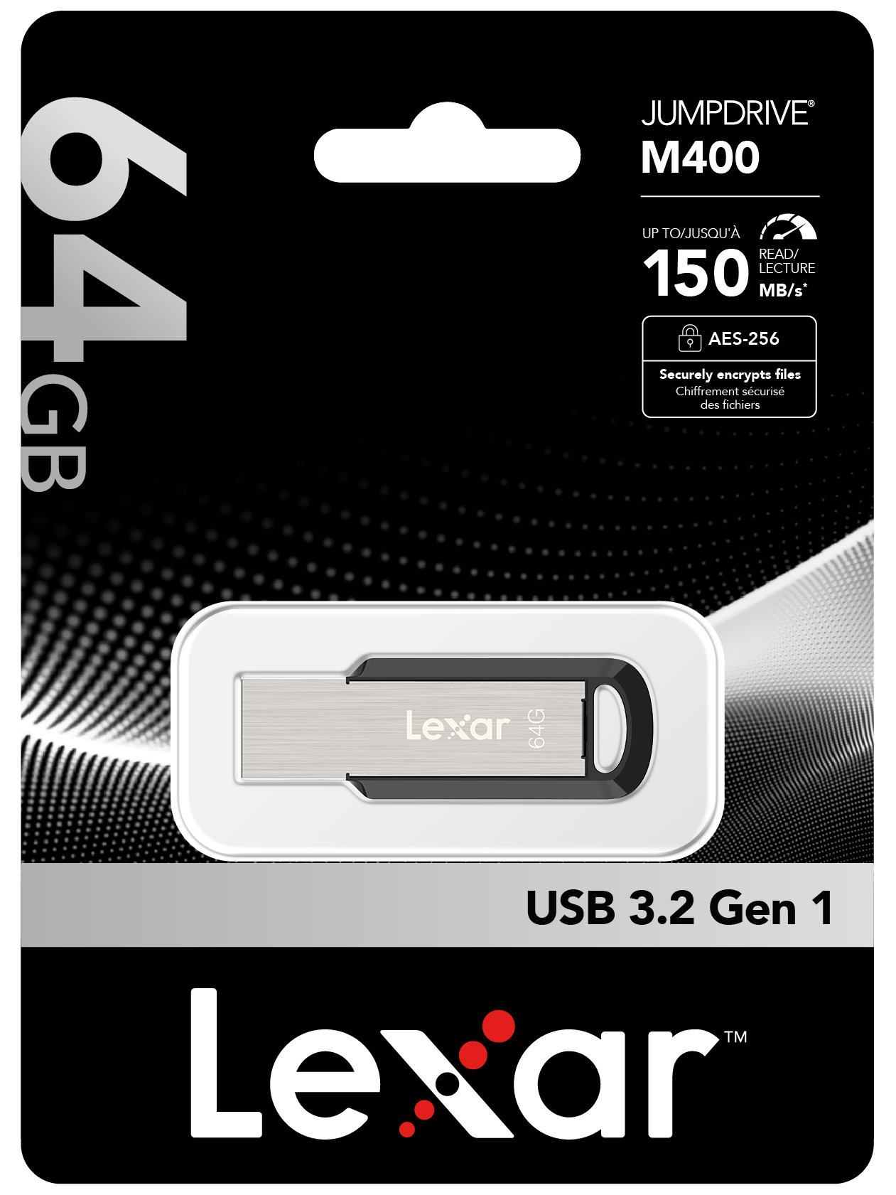 Lexar Jumpdrive M400 64GB LJDM400064G-BNBNG Usb Bellek