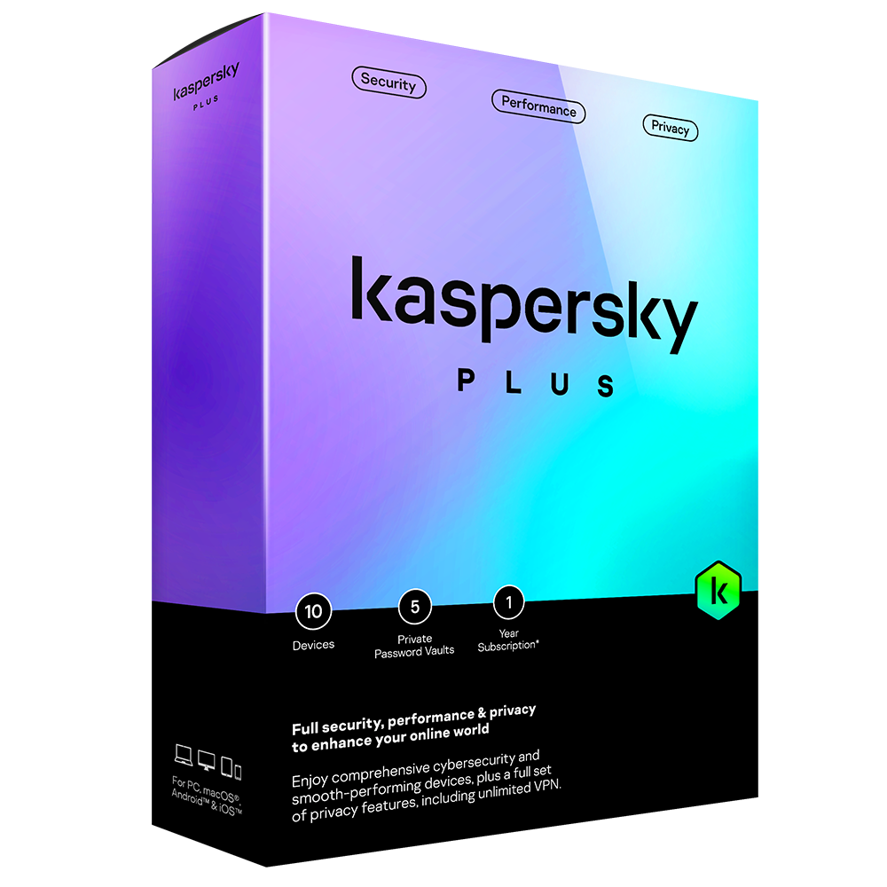 KASPERSKY PLUS 3 INTERNET SECURITY (3 kullanıcı 1 Yıl )