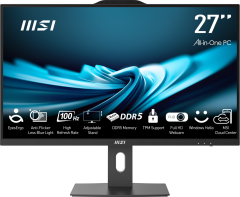 MSI PRO AP272P 14M-865XEU 16GB DDR5 1TB SSD 27 FHD I7-14700  FDOS SIYAH AIO PC