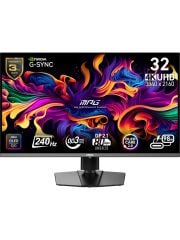 MSI 31.5'' MPG 322URX QD-OLED 3840x2160 (UHD) 16:9 FLAT QD-OLED 240HZ 0.03MS G-SYNC COMPATIBLE GAMING MONITOR