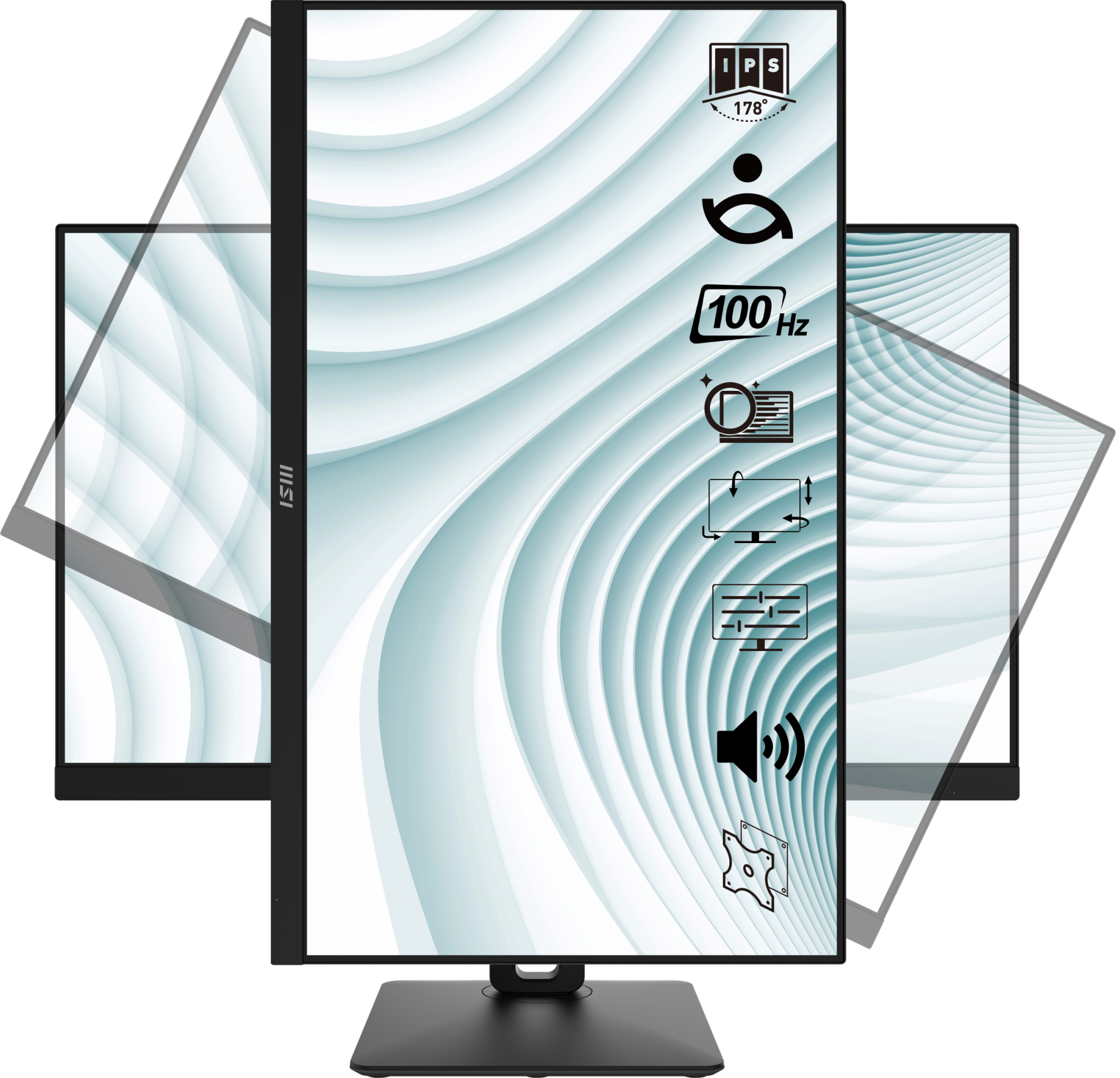 MSI PRO MP271AP 27'' FHD FLAT IPS 100HZ 1MS ADAPTIVE-SYNC PIVOT MONITOR