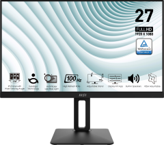MSI PRO MP271AP 27'' FHD FLAT IPS 100HZ 1MS ADAPTIVE-SYNC PIVOT MONITOR