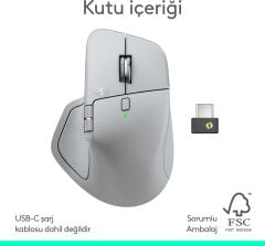 Logitech MX Master 4 Kablosuz Performans Mouse - Gri 910-007563