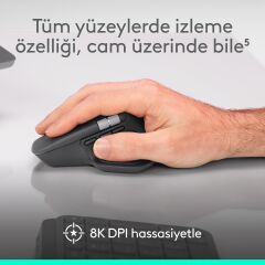 Logitech MX Master 4 Kablosuz Performans Mouse - Gri 910-007563