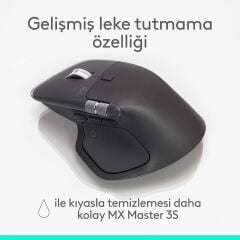 Logitech MX Master 4 Kablosuz Performans Mouse - Siyah 910-007562