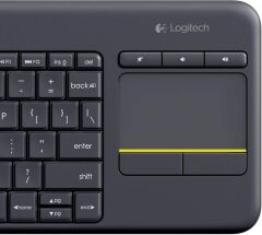Logitech K400 Plus Dokunmatik Kablosuz Siyah Smart Tv Klavye 920-007149