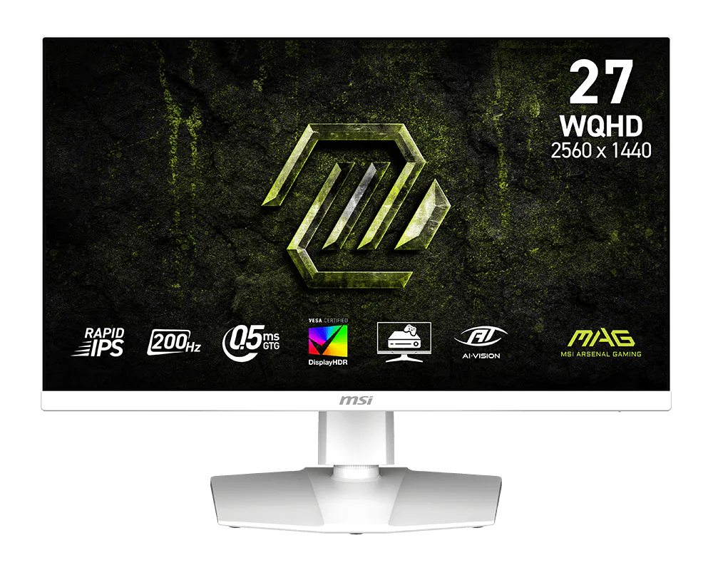 MSI MAG 274QRFW E20 27'' 0.5 ms 2K Pivot IPS 200 Hz Oyuncu Monitörü