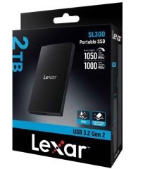 Lexar SL300 2TB 1050MB/sn Taşınabilir SSD LSL300002T-RNBNG