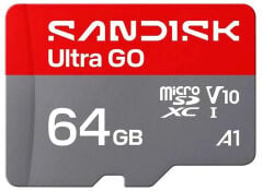 SANDISK Ultra GO 64GB 140MB/s microSDXC UHS-I Hafıza Kartı SDSQUGN-064G-GN6MN