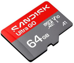 SANDISK Ultra GO 64GB 140MB/s microSDXC UHS-I Hafıza Kartı SDSQUGN-064G-GN6MN