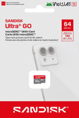 SANDISK Ultra GO 64GB 140MB/s microSDXC UHS-I Hafıza Kartı SDSQUGN-064G-GN6MN