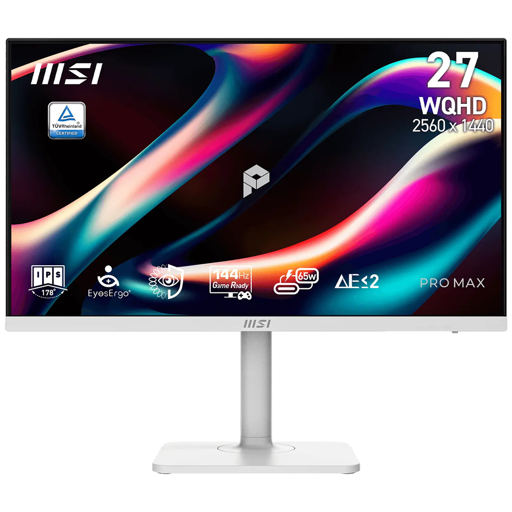 MSI PRO MAX 271PHW E14 27'' 144Hz 4ms HDMI DP FreeSync HDR Ready Pivot FHD IPS MONITOR