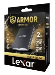 Lexar ARMOR 700 2TB 2000MB/sn Taşınabilir SSD LAR700X002T-RNBNG