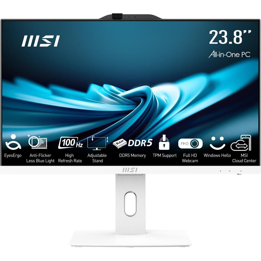 MSI PRO AP242P 14M-1201EU I5-14400 16GB DDR5 512GB SSD 23.8 FHD  FDOS BEYAZ AIO PC