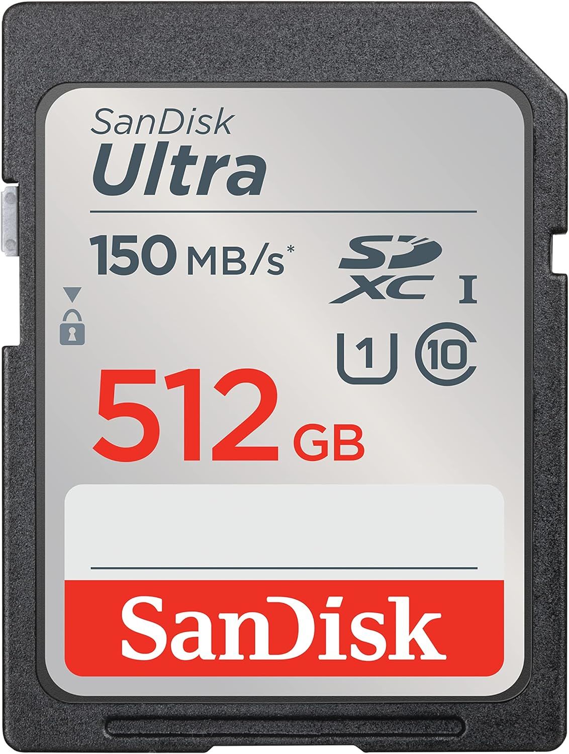 SanDisk Ultra 512GB 150MB/s SDHC/SDXC Class 10 UHS-I Hafıza Kartı SDSDUNC-512G-GN6IN