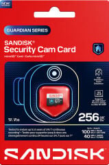 SANDISK Security Cam 256GB 100/40MB/s microSDXC V30 Güvenlik Kamerası Hafıza Kartı SDSQSNR-256G-GN6IN